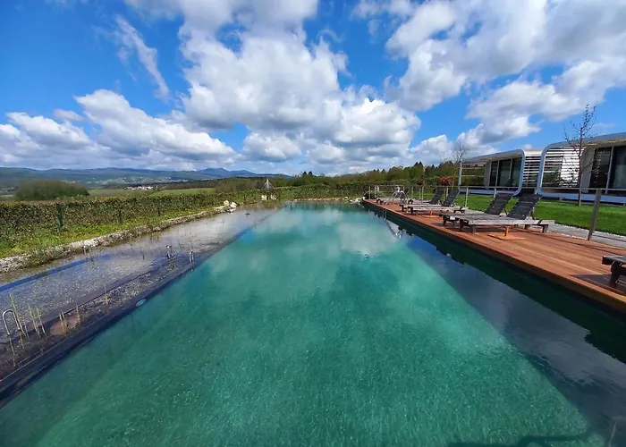 캠프장 Glamping Maleric With Natural Pool *